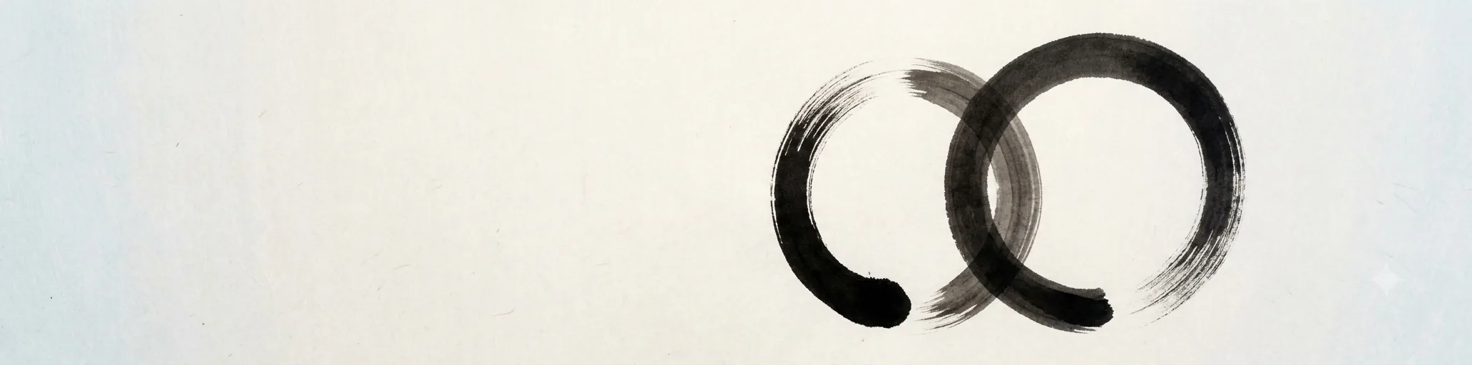 Buddhist practice and Zen philosophy — Ensō circles